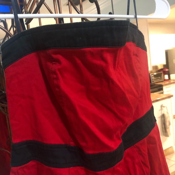 Forever 21 Little Red Dress w/back bows Sz Zm Cute - Picture 2 of 6